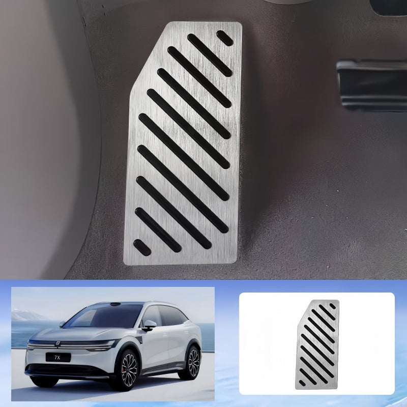 Brushed Aluminum Performance Pedals for Zeekr 7X