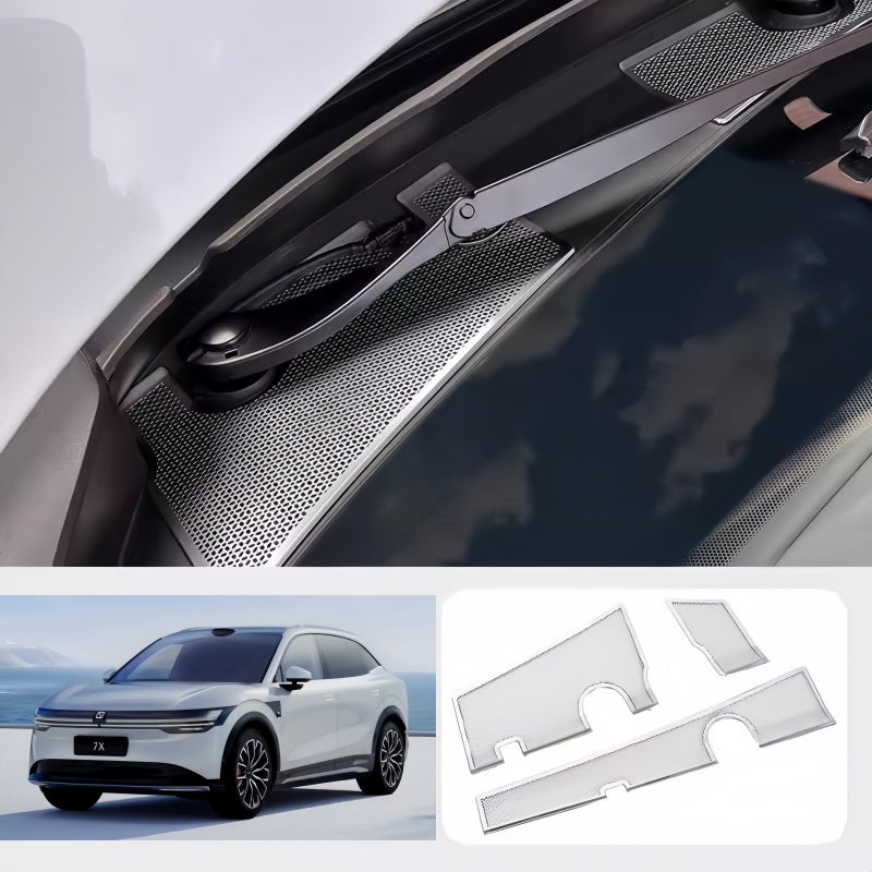 Front Hood Dust Cover for ZEEKR 7X (4 Pcs)