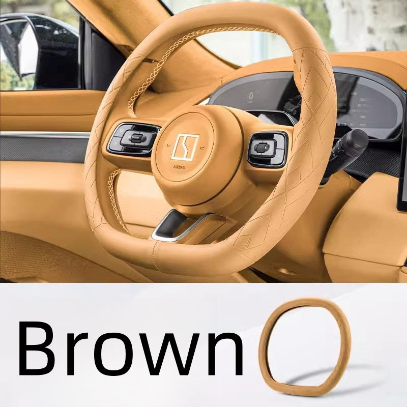 Premium Leather ZEEKR Steering Wheel Cover for X / 7X