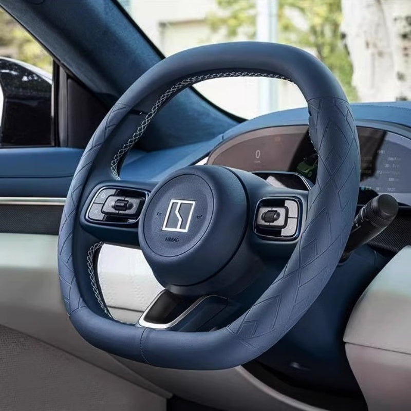 Premium Leather ZEEKR Steering Wheel Cover for X / 7X