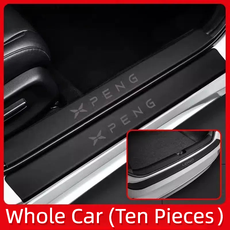 Leather Door Sill Protector for XPeng G6/G9/P7