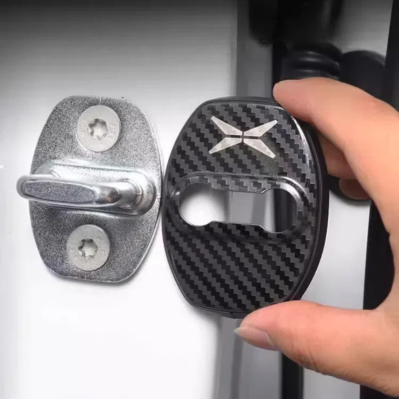 Stainless Steel Door Lock Covers for Xpeng (4 Pcs)