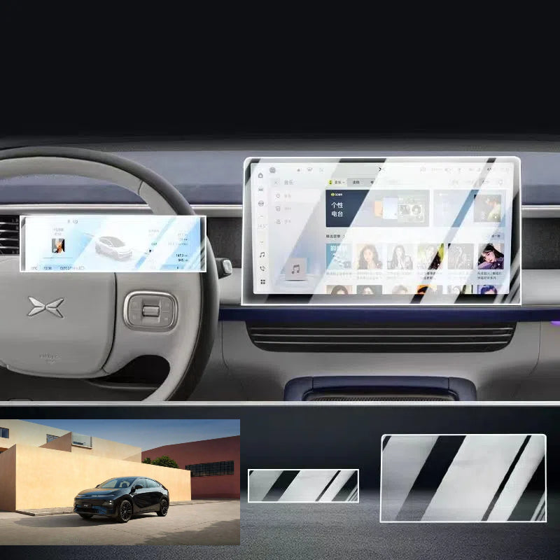 Dashboard & Navigation Tempered Glass Protector for Xpeng G6