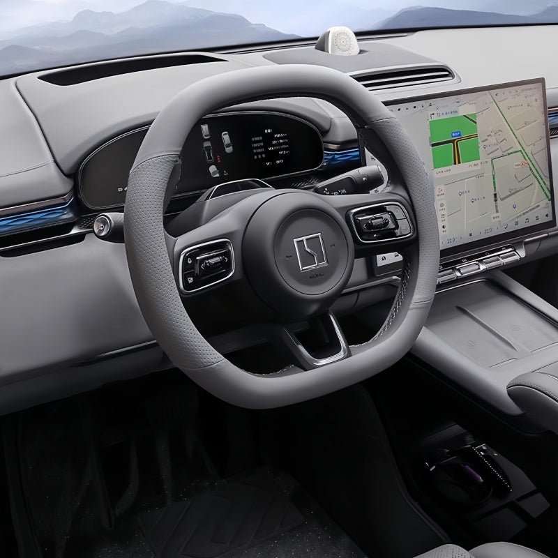 Premium Leather ZEEKR Steering Wheel Cover for X / 7X