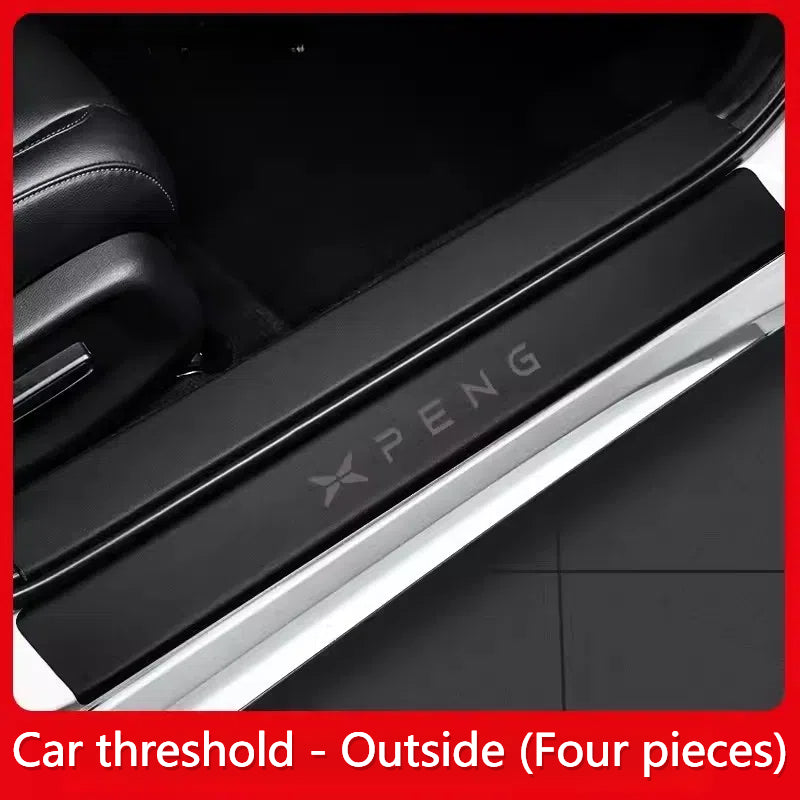 Leather Door Sill Protector for XPeng G6/G9/P7