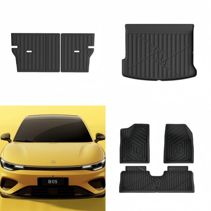 3D TPE Floor Mats & Trunk Mats for Leapmotor B05 - NICE EVS