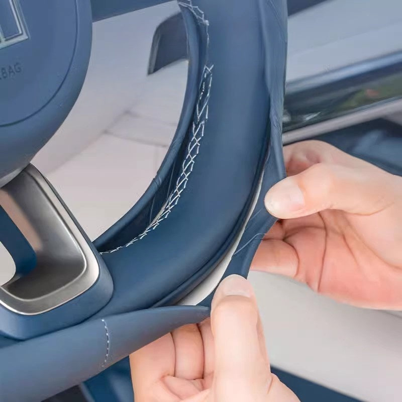 Premium Leather ZEEKR Steering Wheel Cover for X / 7X