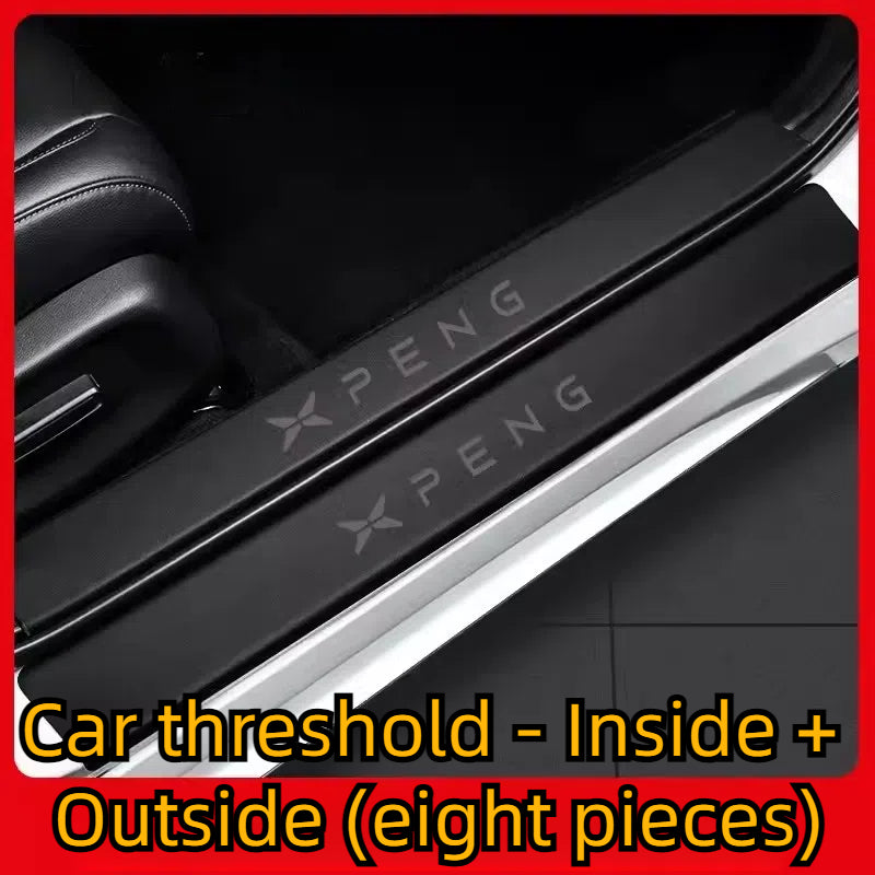 Leather Door Sill Protector for XPeng G6/G9/P7