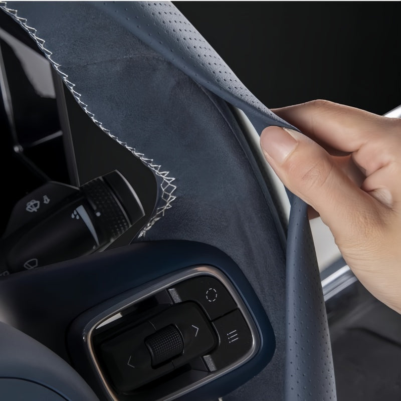 Premium Leather Steering Wheel Cover for ZEEKR 001 & 009