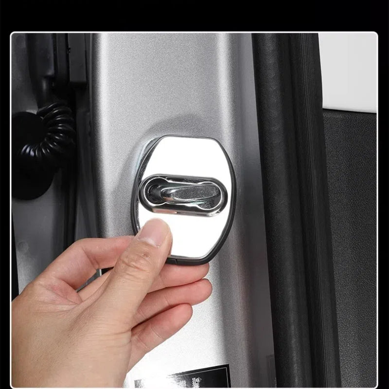Stainless Steel Door Lock Covers for Xpeng (4 Pcs)