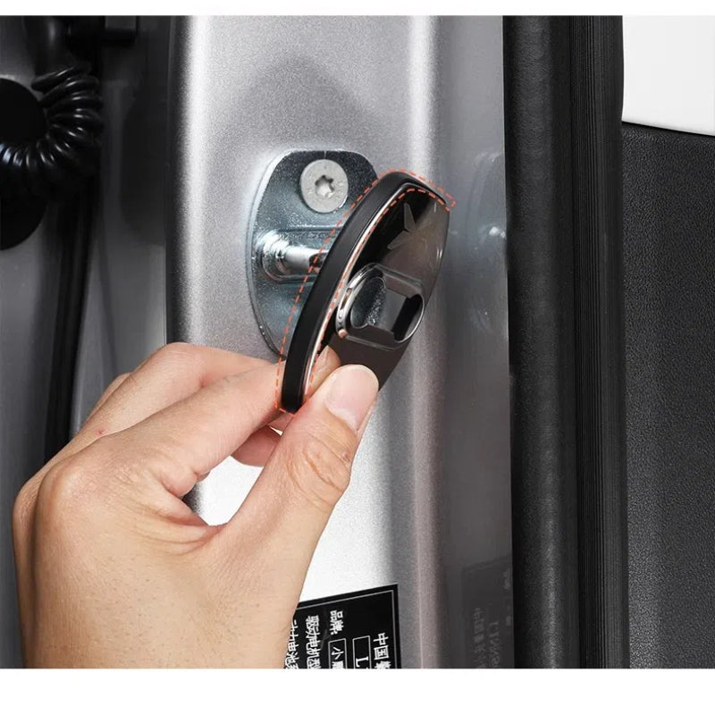 Stainless Steel Door Lock Covers for Xpeng (4 Pcs)