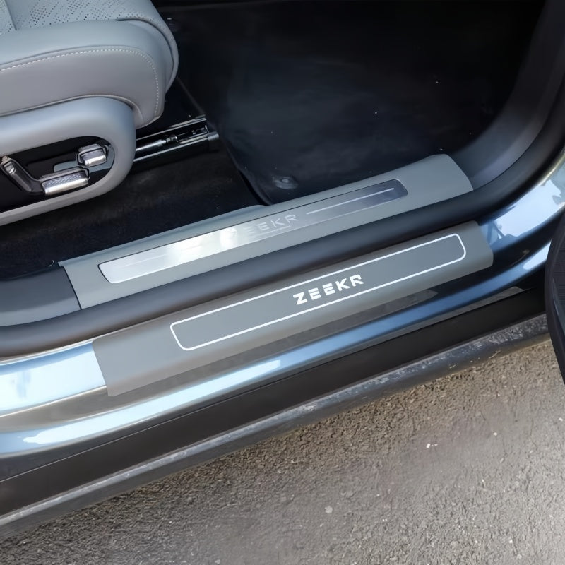 Leather Door Sill Protector for ZEEKR 7X (4 Pcs)