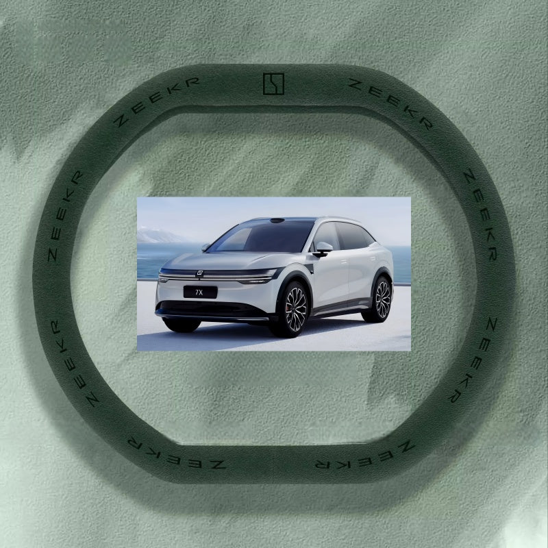 Steering Wheel Cover Suede for ZEEKR X & 7X