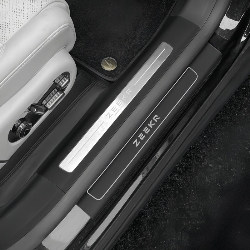 Leather Door Sill Protector for ZEEKR 7X (4 Pcs)