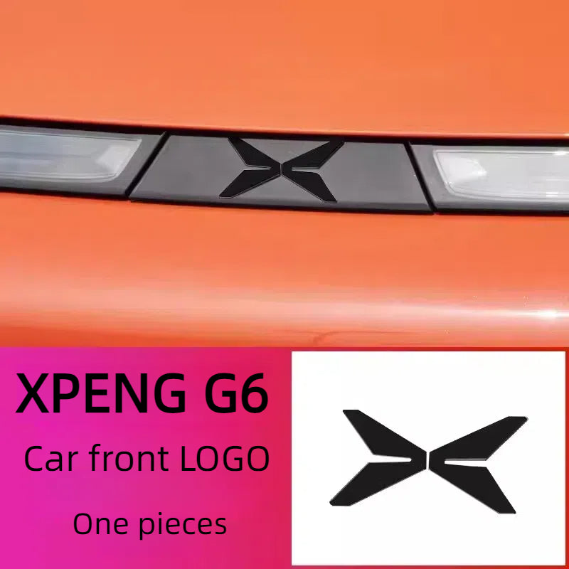 For XPENG G6 Car Body Logo Blackened Logo Modification