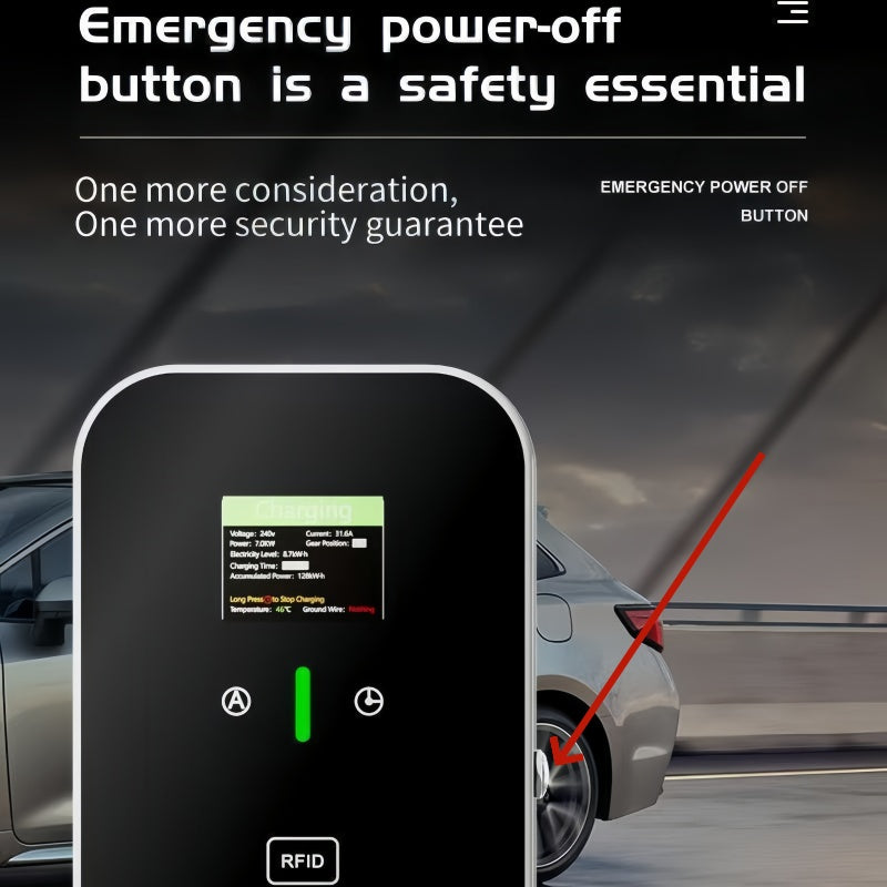 7KW Universal EV Home Charger - Type 2 & J1772 Connector