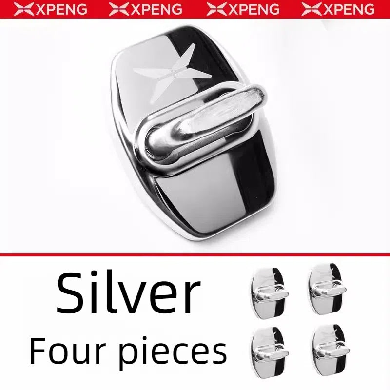 Stainless Steel Door Lock Covers for Xpeng (4 Pcs)