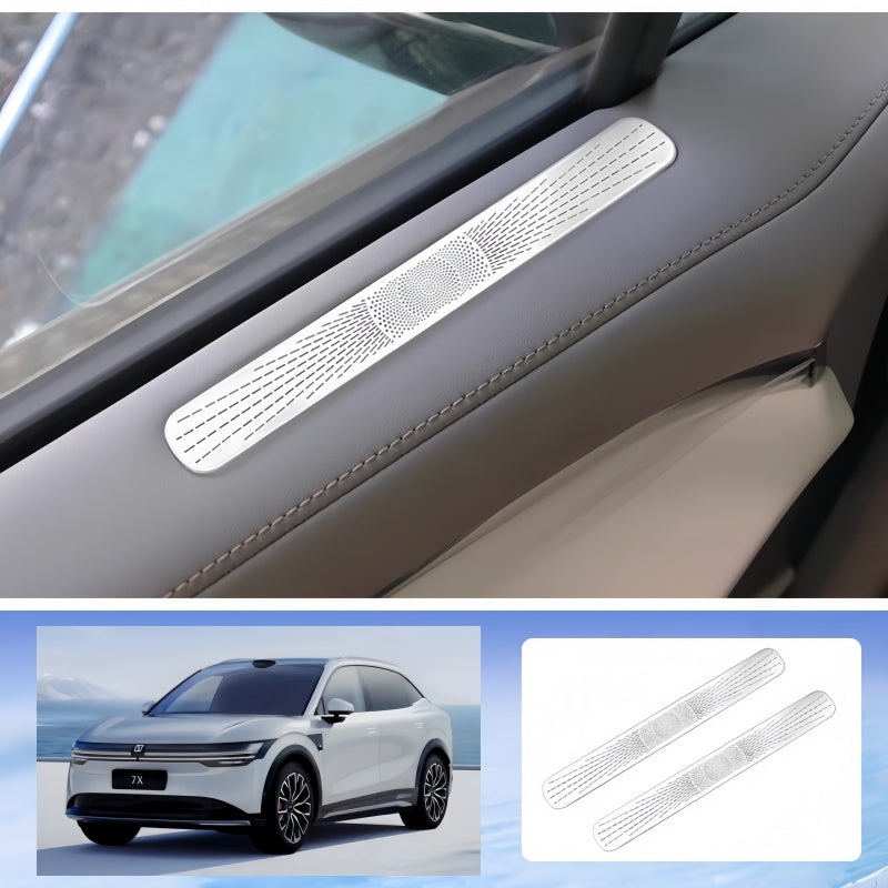 Door Vent Stainless Cover for ZEEKR 7X (2 Pcs)
