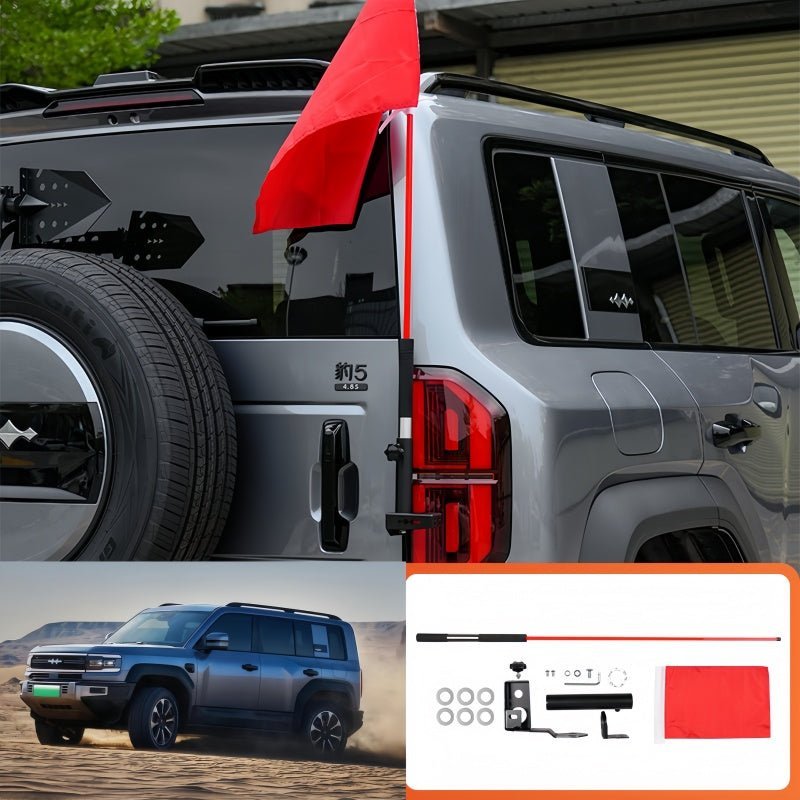 Antenna & Flag Pole Mount Bracket for BYD Leopard 5 & Denza B5 - NICE EVS