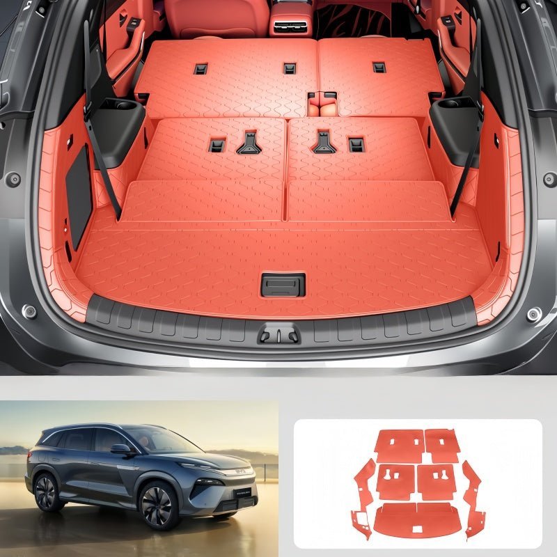 Anti-Slip Full Surround Trunk Floor Mats BYD Sealion 8 / Atto 8 - NICE EVS