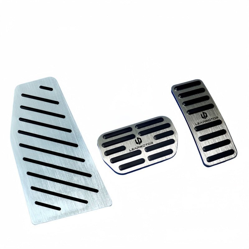 Brushed Aluminum Performance Pedals for Leapmotor - NICE EVS