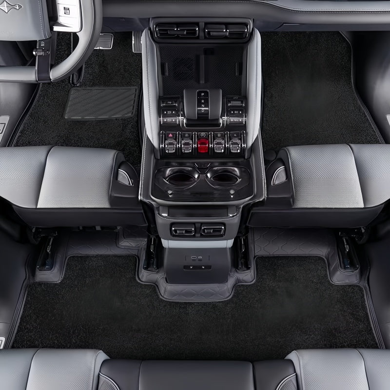 BYD Leopard 5 All-Around Nappa Leather & Cashmere-Like Floor Mats - NICE EVS