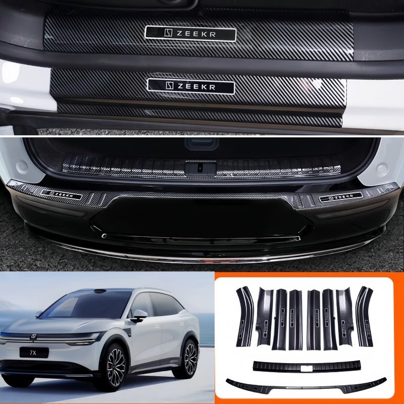 Carbon Fiber Door Sill for ZEEKR 7X - NICE EVS