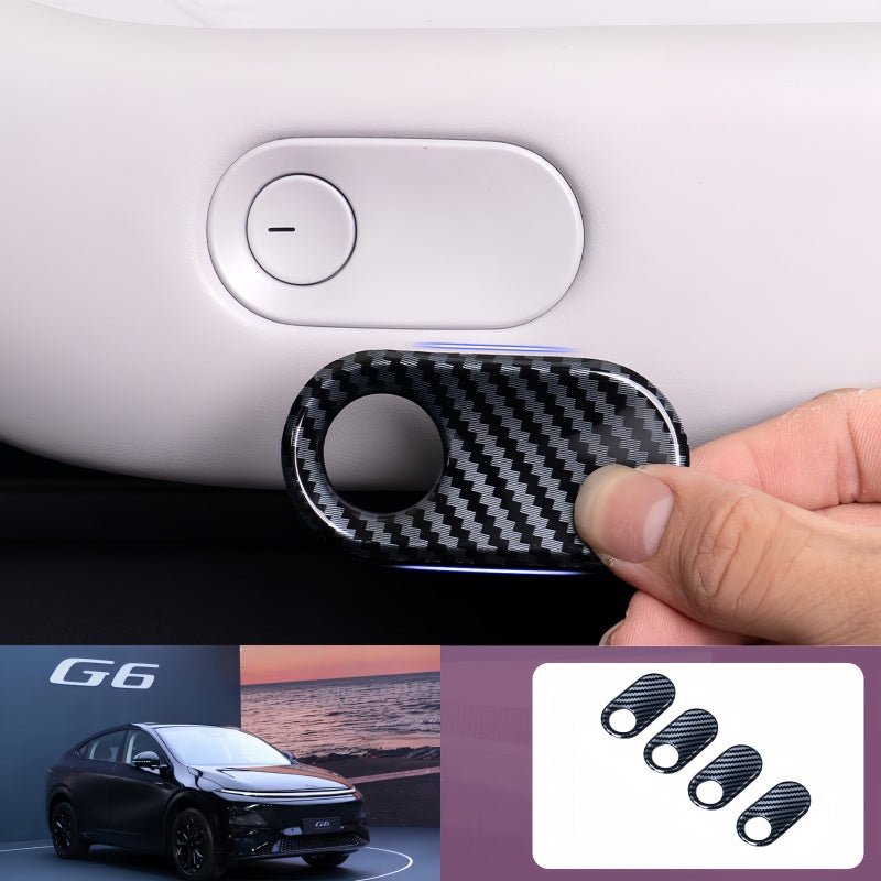 Carbon Fiber Door Switch Cover for Xpeng G6 / P7+ / L03 - NICE EVS