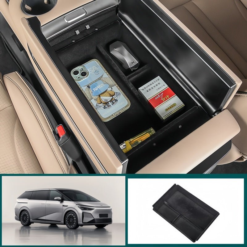 Center Console Armrest Storage Box for 2023-2026 XPENG X9 - NICE EVS