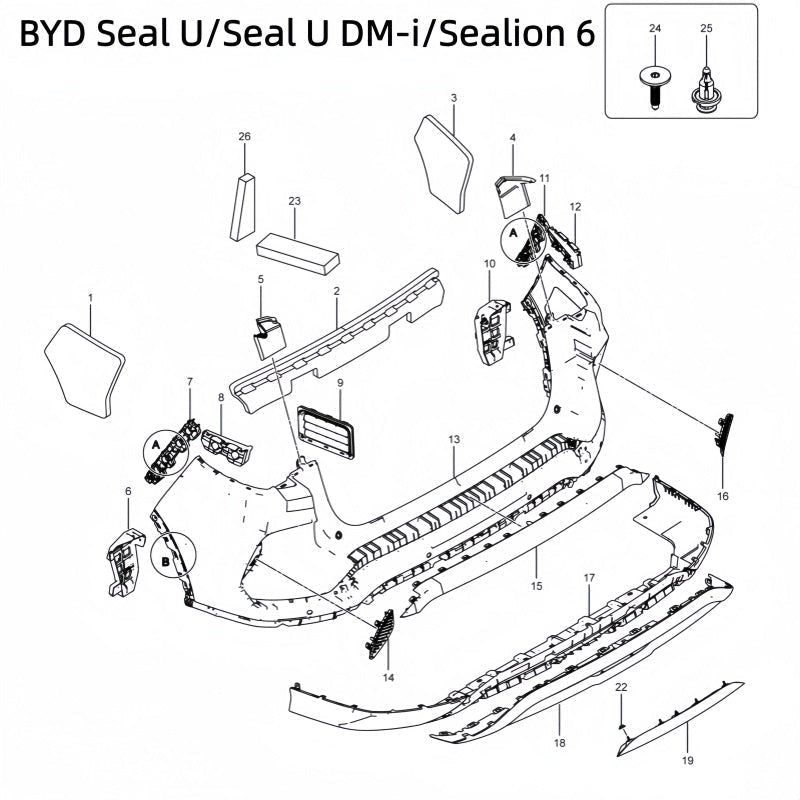 Custom OEM Replacement Parts For All BYD Models - NICE EVS