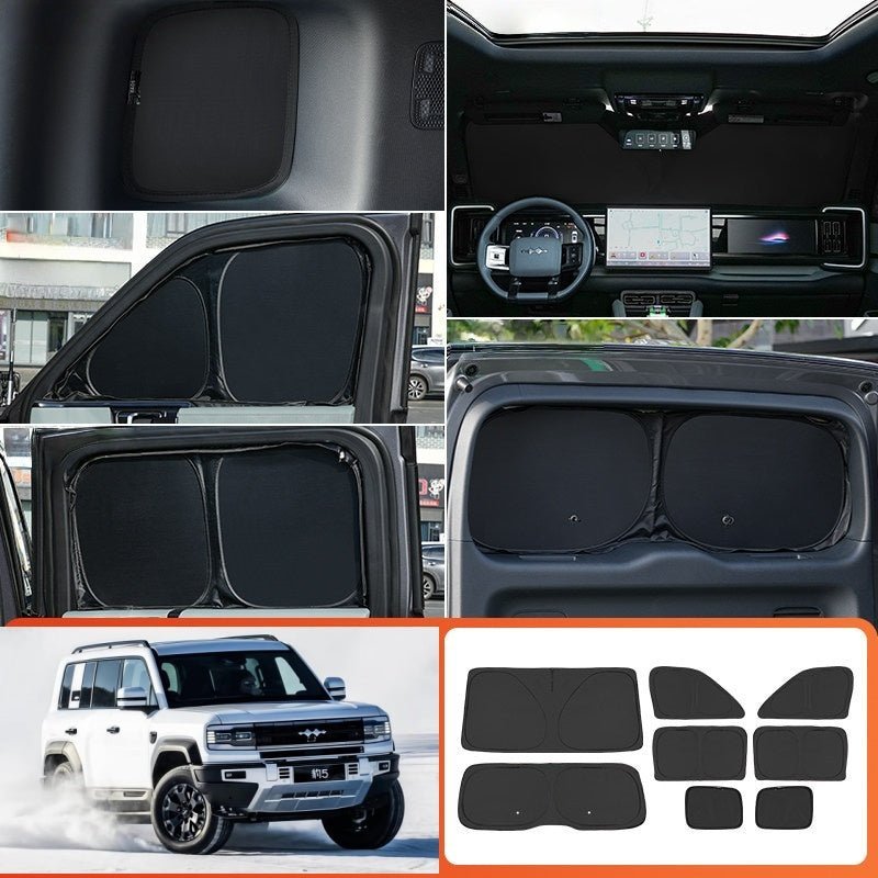 Custom Window Sun Shades for BYD Leopard 5 & Denza B5 - NICE EVS