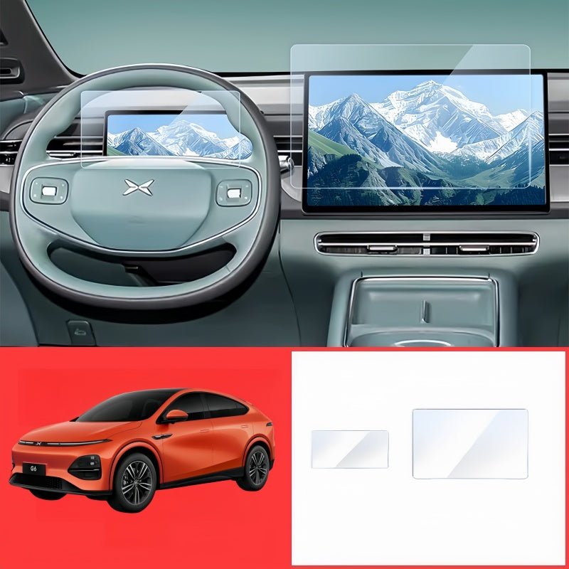 Dashboard & Navigation Tempered Glass Protector for Xpeng G6 - NICE EVS