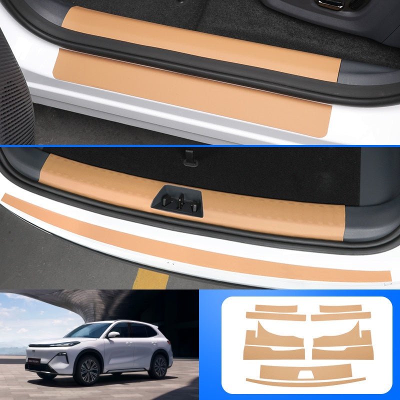 Door Sill Leather Protector Strips for Geely EX5 EM - i - NICE EVS
