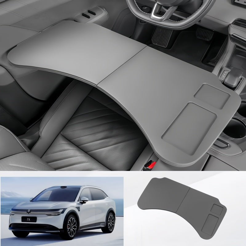 Foldable Leather Car Desk for Zeekr - NICE EVS