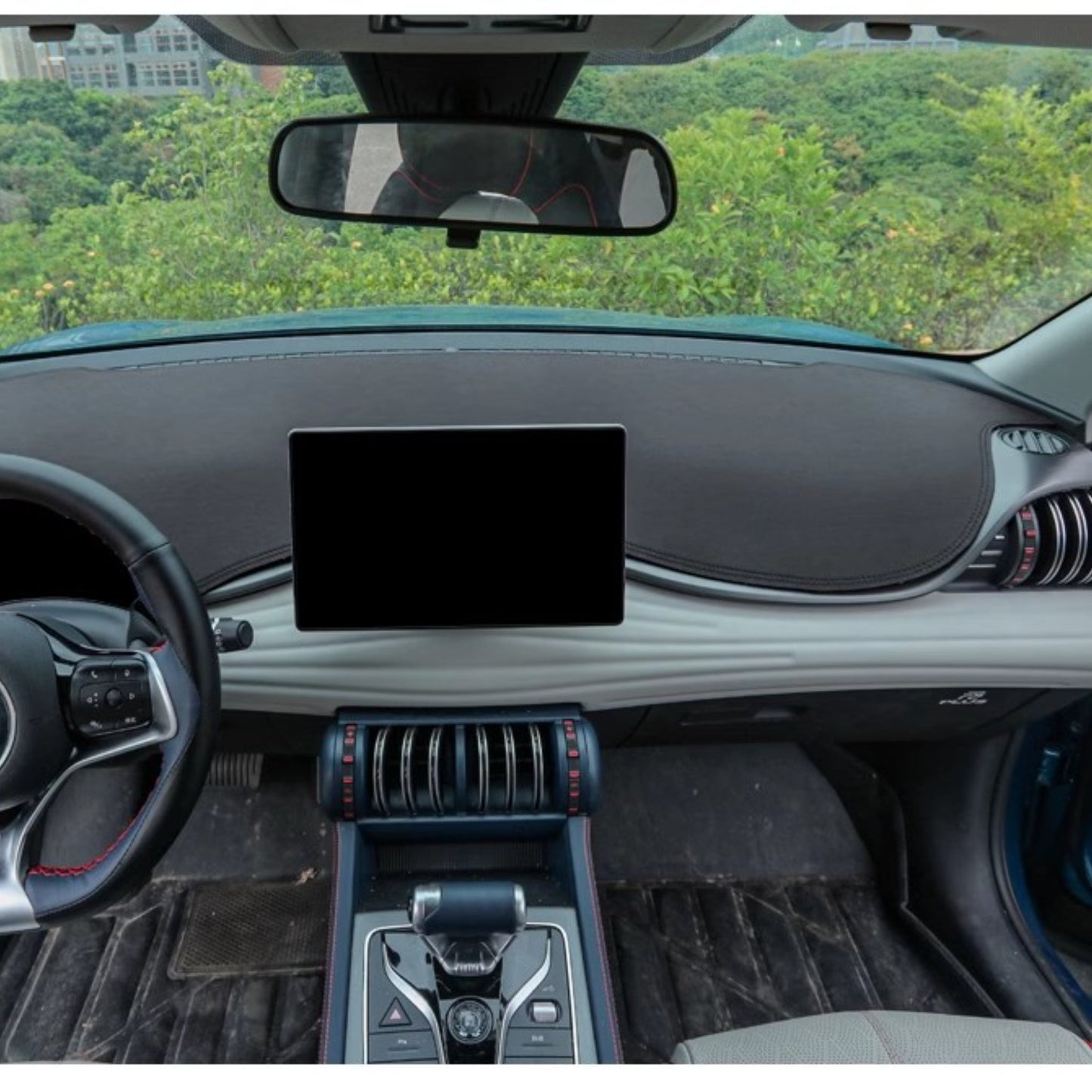 For BYD ATTO 3 Dashboard Cover Mat Sunshade Mat Artificial Leather Carpet Panel Mat Accessories - NICE EVS