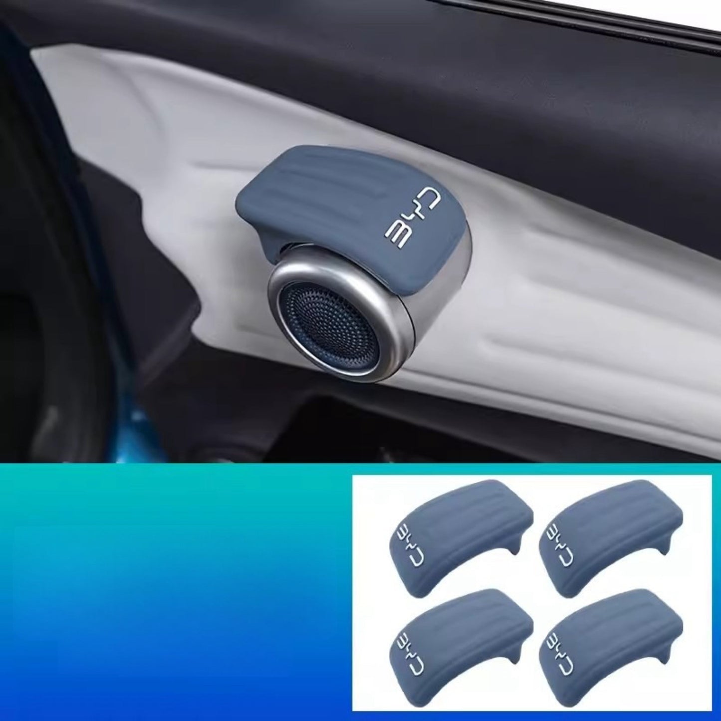 For BYD ATTO 3 Door Inner Pull Handle Guard (4 - Piece Set) - NICE EVS