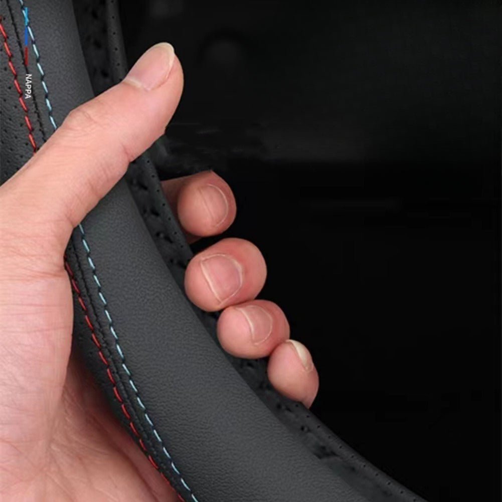 For BYD Atto 3 Microfiber Leather Sports D - shaped Car Steering Wheel Cover - NICE EVS