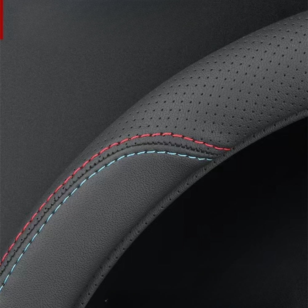 For BYD Atto 3 Microfiber Leather Sports D - shaped Car Steering Wheel Cover - NICE EVS