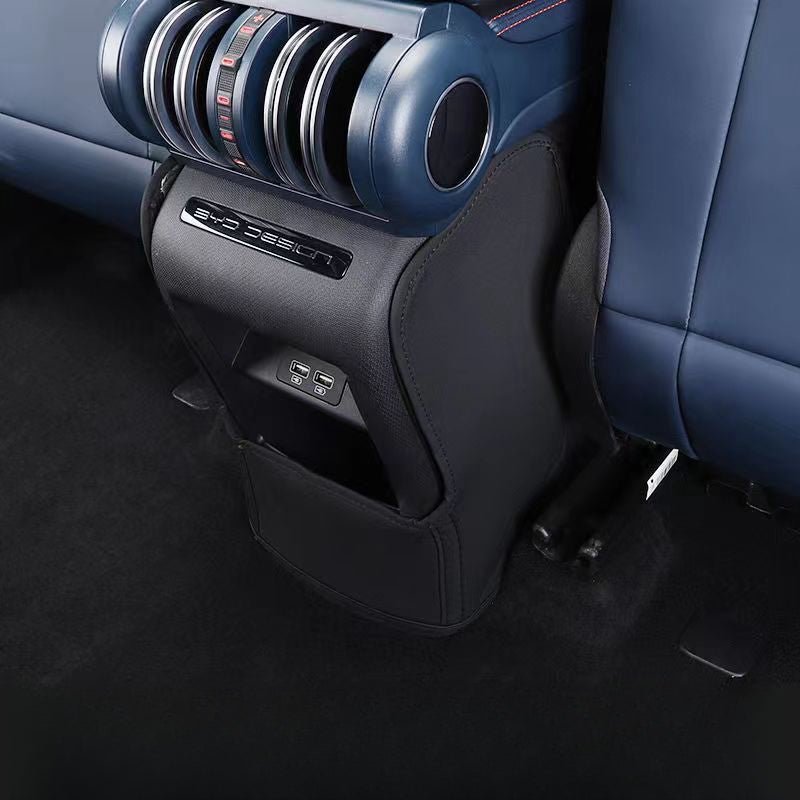 For BYD Atto 3 PU Leather Anti Kick Mat Pad Mats Seat Back Protector - NICE EVS