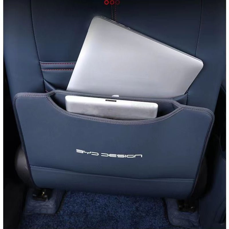 For BYD Atto 3 PU Leather Anti Kick Mat Pad Mats Seat Back Protector - NICE EVS