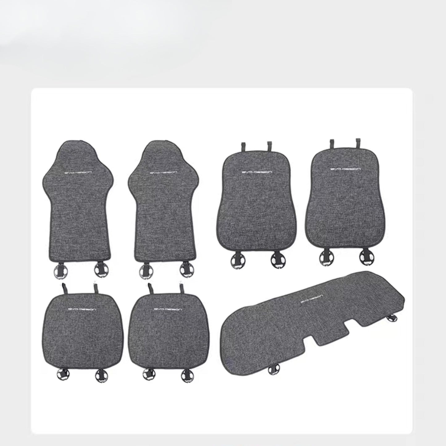 For BYD Atto 3,Dolphin Breathable Linen Car Seat Cushion Protect Mat - NICE EVS