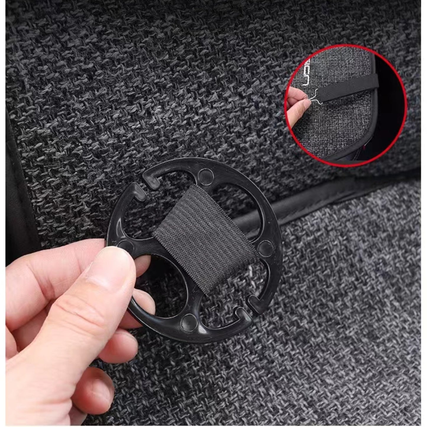 For BYD Atto 3,Dolphin Breathable Linen Car Seat Cushion Protect Mat - NICE EVS