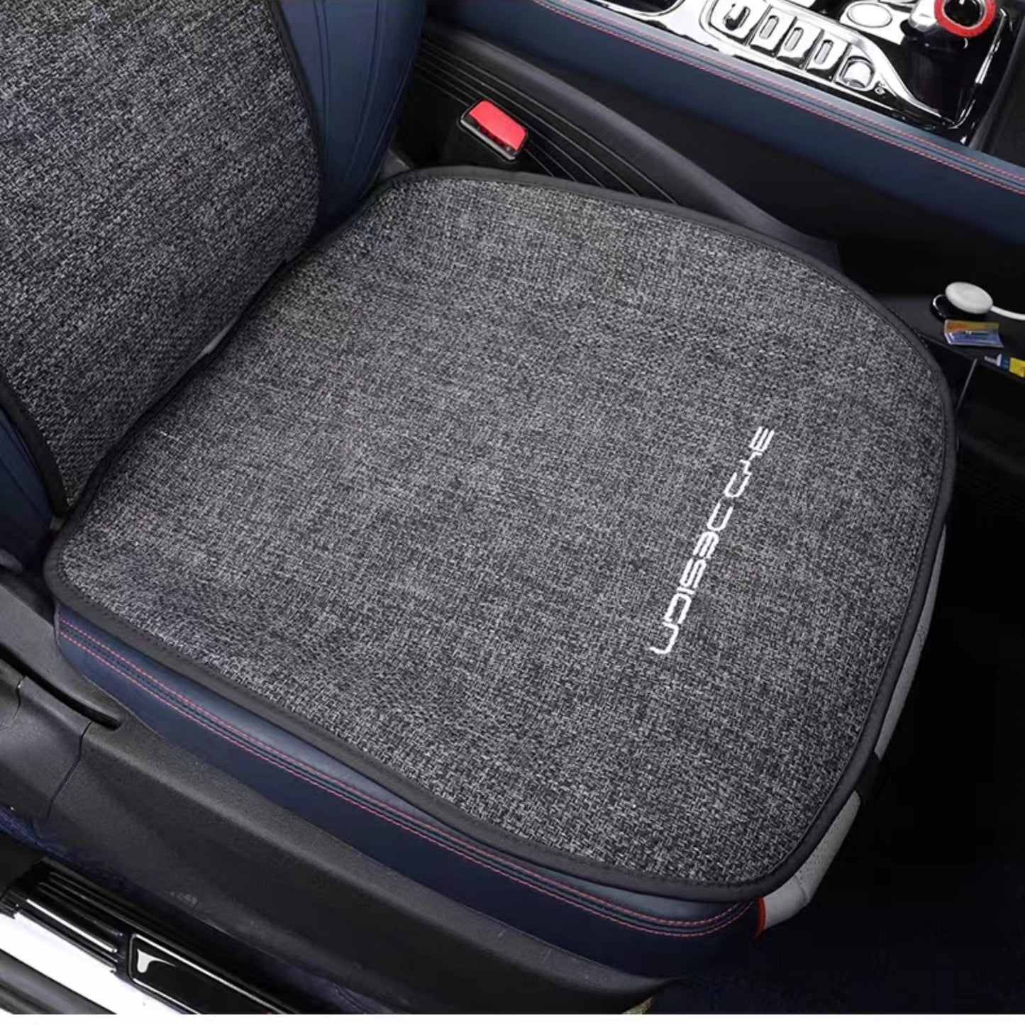 For BYD Atto 3,Dolphin Breathable Linen Car Seat Cushion Protect Mat - NICE EVS
