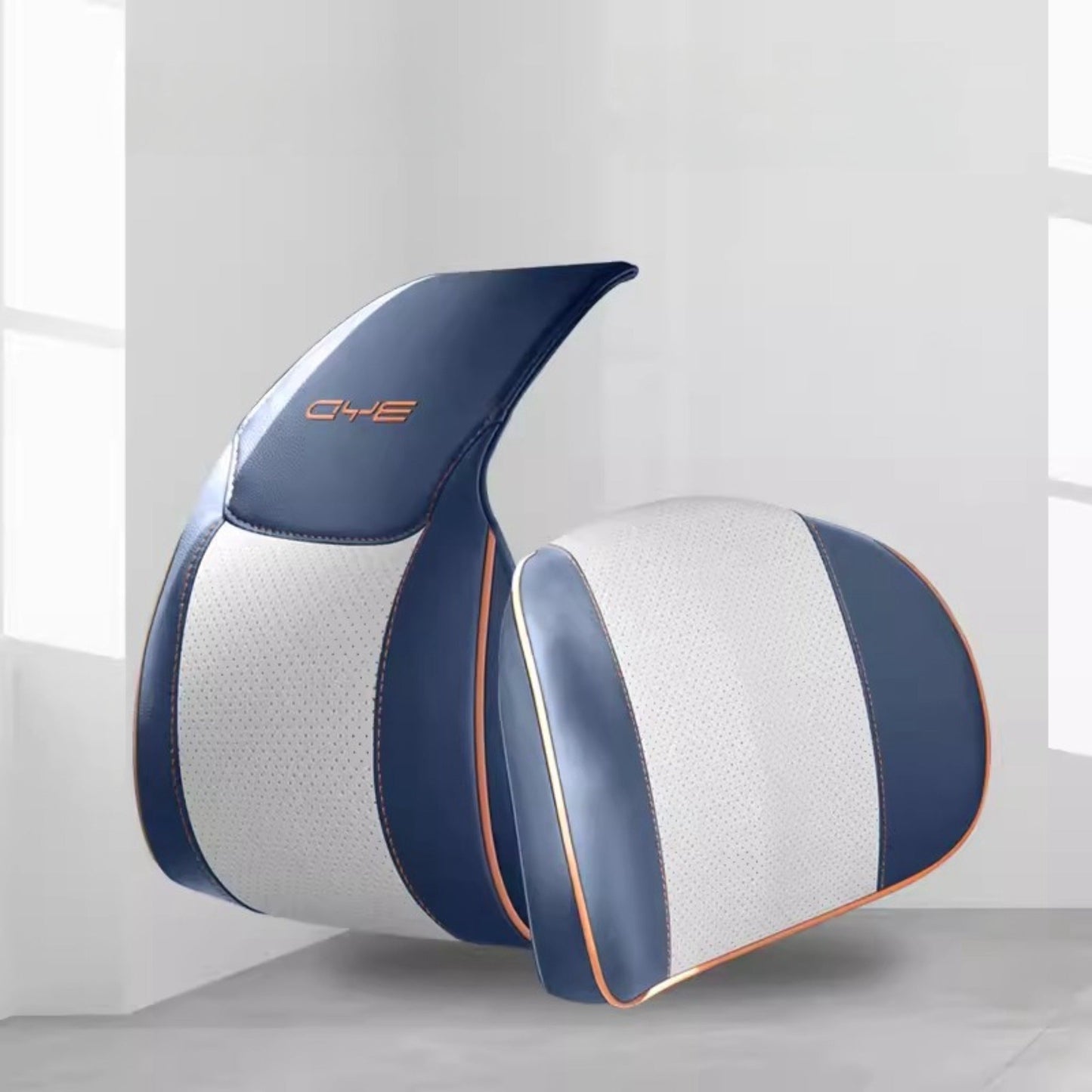 For BYD Premium Leather Headrest & Lumbar Pillow Set (2 - Pcs) - NICE EVS