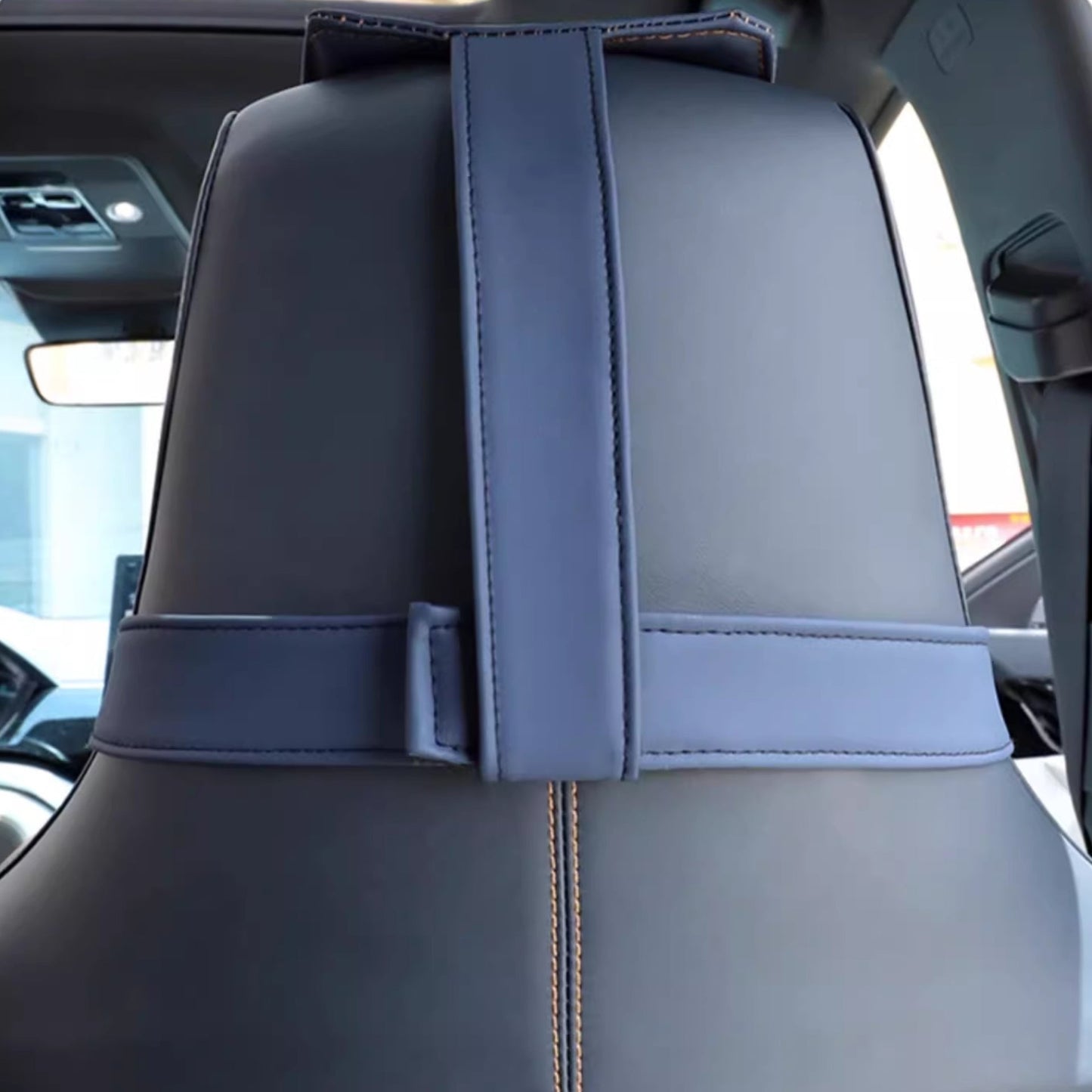For BYD Premium Leather Headrest & Lumbar Pillow Set (2 - Pcs) - NICE EVS