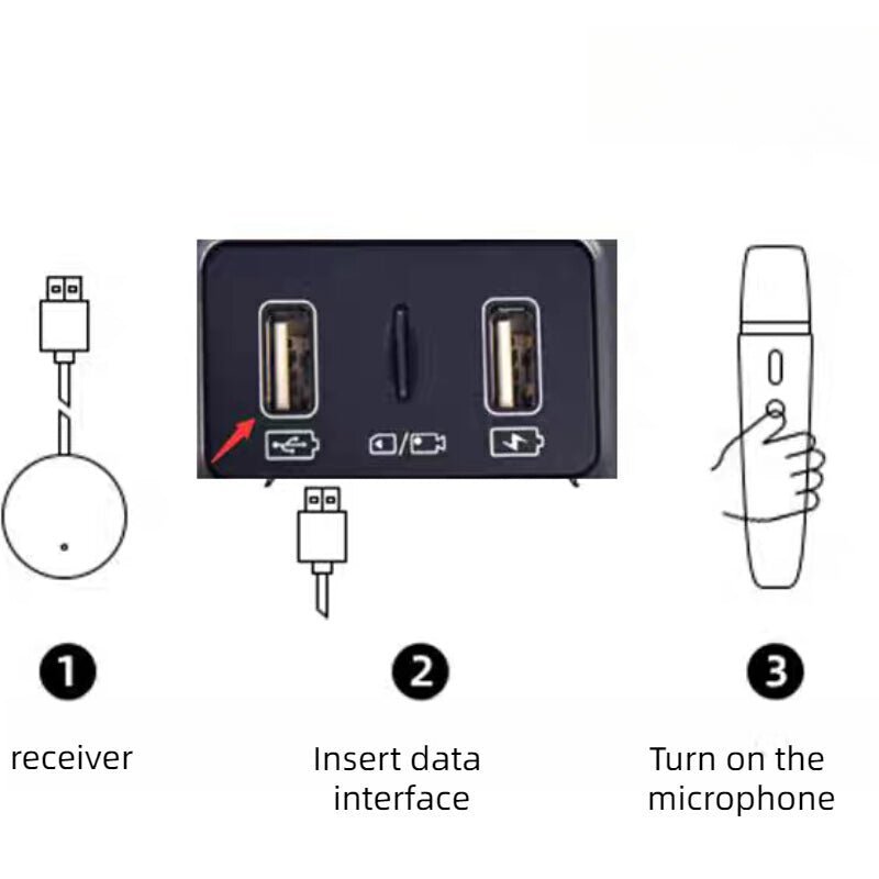 For BYD Wireless Microphone - NICE EVS