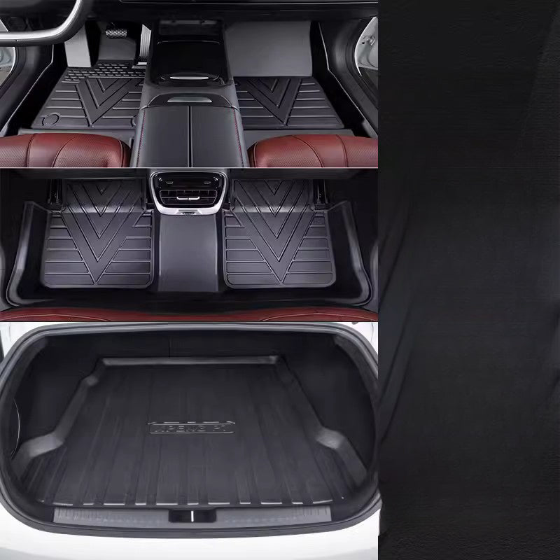For XPeng P7 All - Weather Rubber Waterproof And Non - Slip Foot Mat - NICE EVS