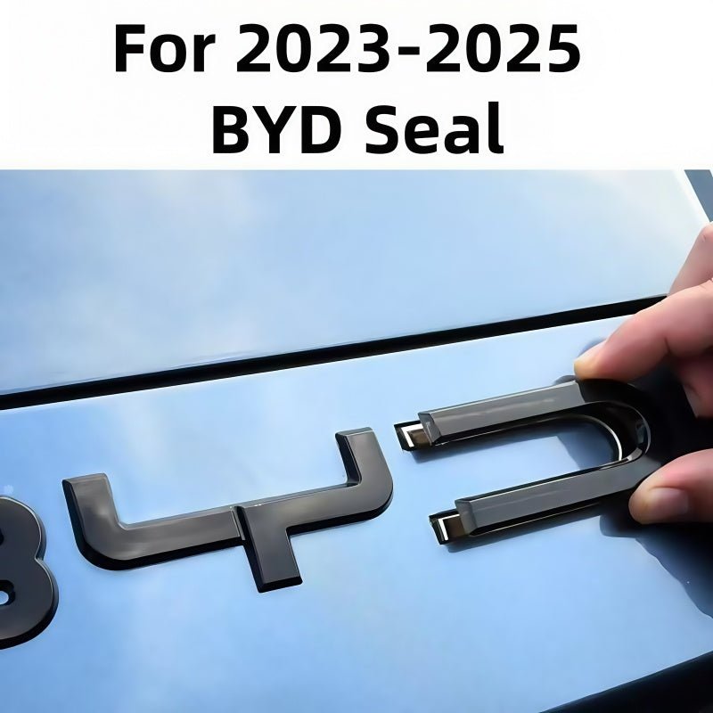 Front Bumper Black Emblem LOGO for 2022 - 2025 BYD Seal - Nice BYD