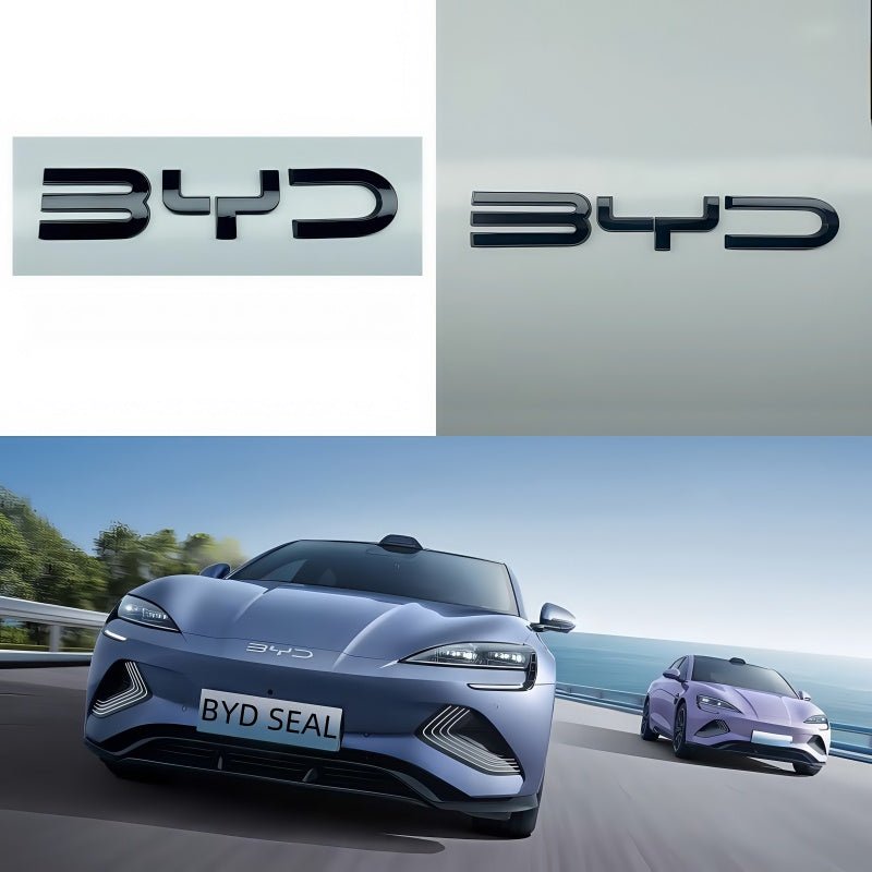 Front Bumper Black Emblem LOGO for 2022 - 2025 BYD Seal - Nice BYD
