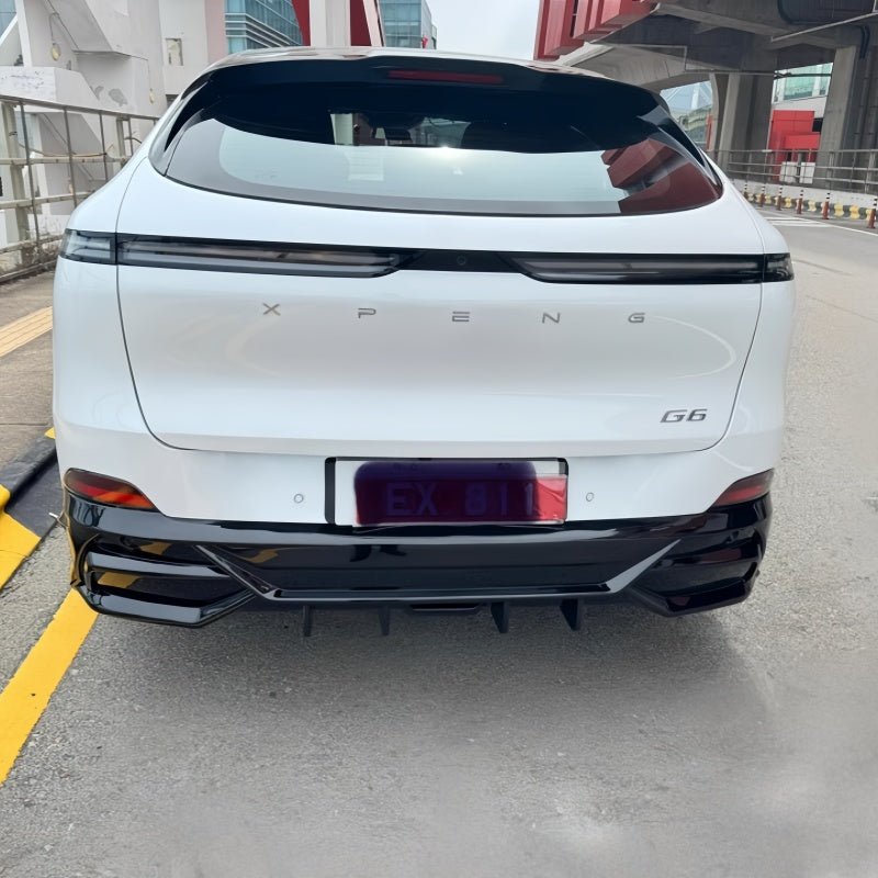 Front Bumper Lip & Rear Bumper Diffuser Spoiler for XPeng G6 - NICE EVS